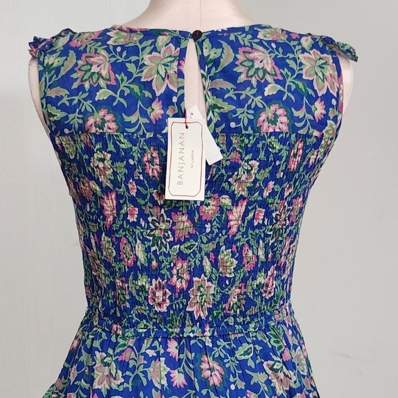 New!Banjanan Iris Dress in Poppy Mallow Surf - Picture 10 of 16